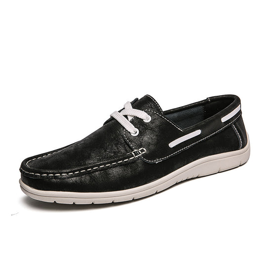 Scarpe Casual in Pelle Resistente