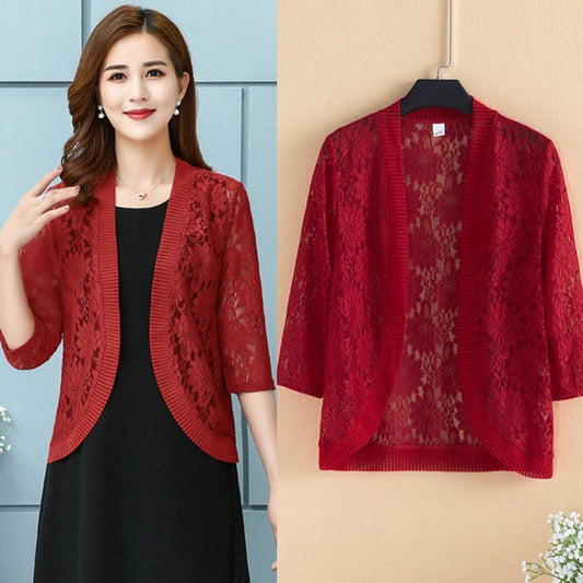 Sun Protection Clothing Lace Thin Coat Women's Top