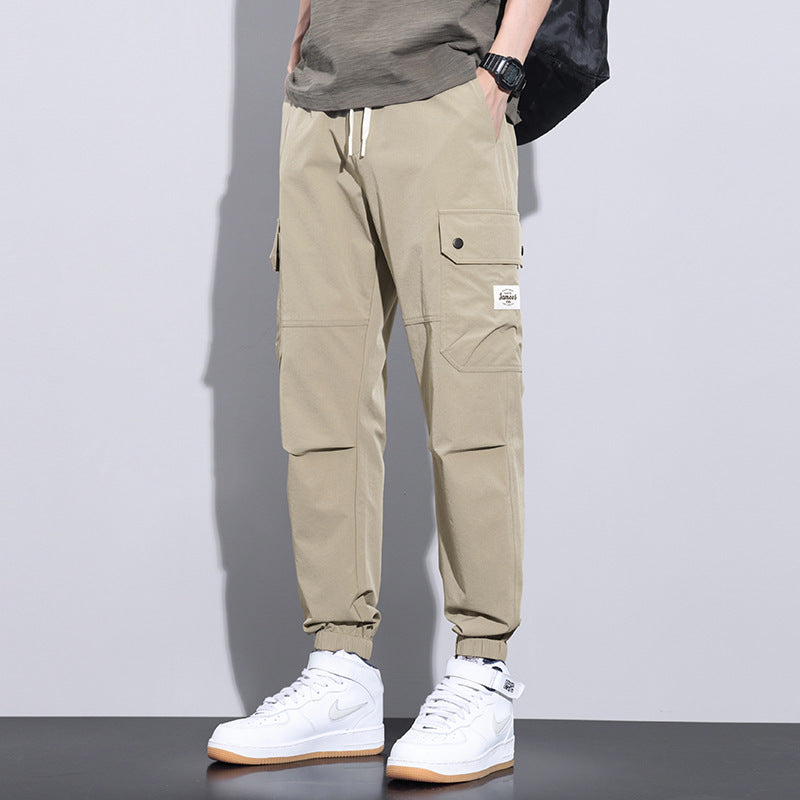 Loose Tappered Harem Pants Fashion Brand Handsome Quick-drying
