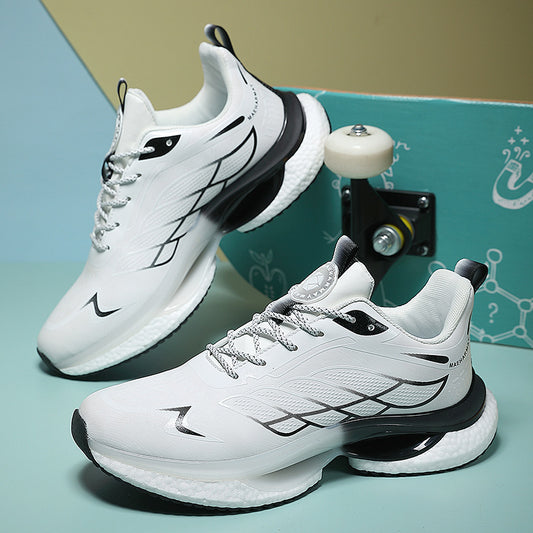 Sneaker Running casual suola composita in pelle PU