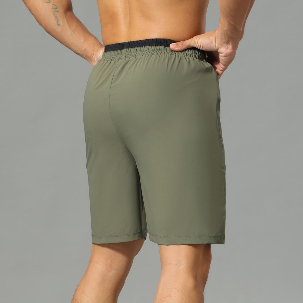 Pantaloncini Uomo Estivi – Shorts Sportivi Traspiranti in Ice Silk, Asciugatura Rapida e Vestibilità Comoda