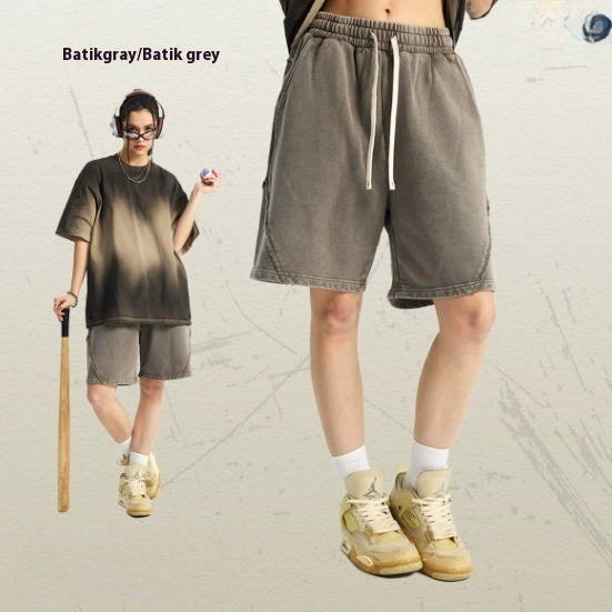 Pantaloncini Trendy da Uomo Stile Vintage Retro Shorts