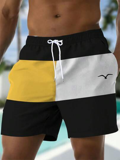 casual Shorts con coulisse e tasche diagonali