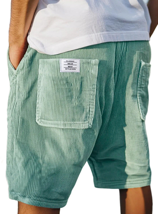 Pantaloncini Estivi con Ricami Multi-pocket