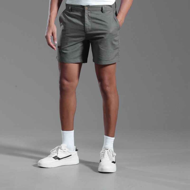 Casual Short Cotone e Lino Casual