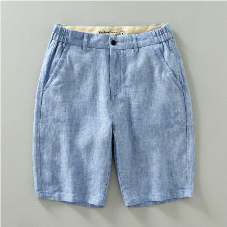 Shorts da uomo in lino disponibili in taglie forti. Perfetti per estate, spiaggia e tempo libero casual.