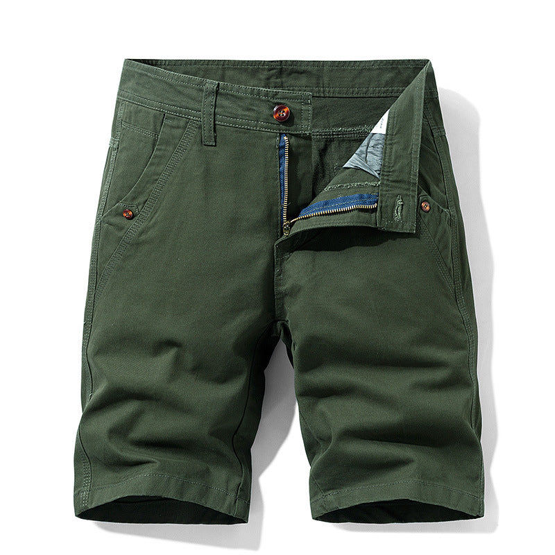 Pantaloni Uomo in Cotone – Casual Overalls dritti basic