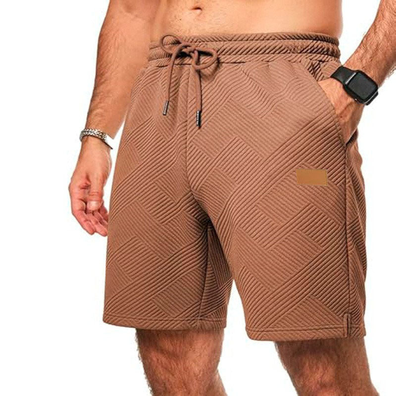 Shorts casual con elastico in vita e coulisse