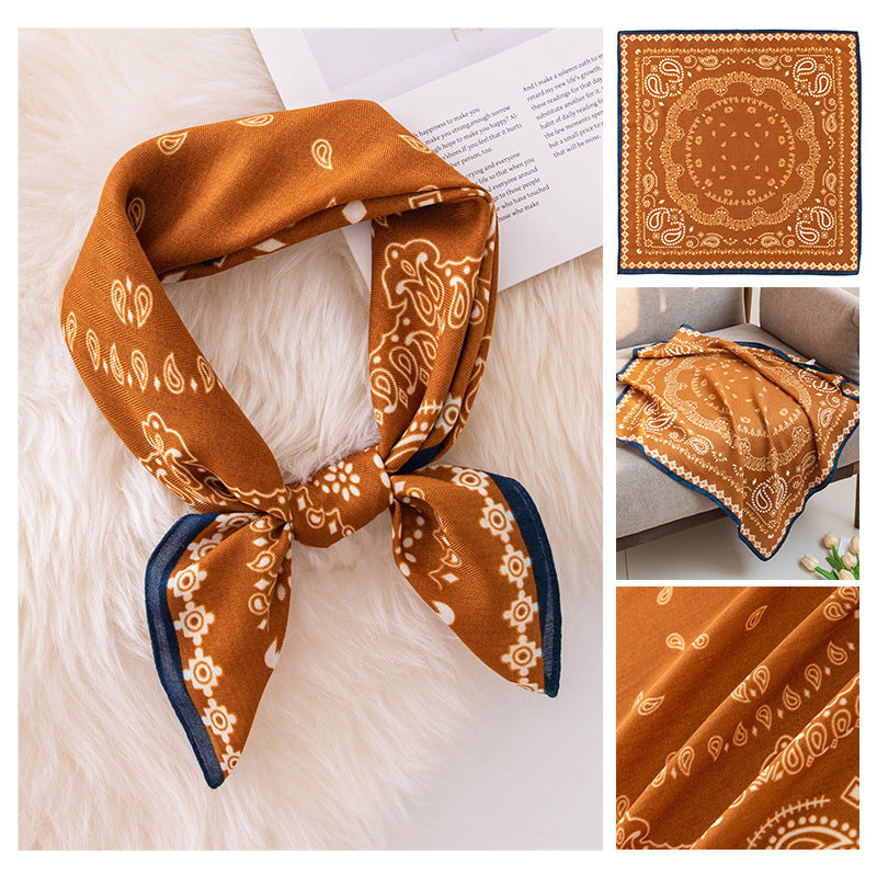 70cm Emulation Silk Scarf Fashion Scarf
