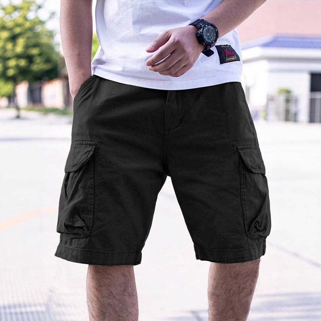 Pantaloncini Retro Cotone Workwear Shorts