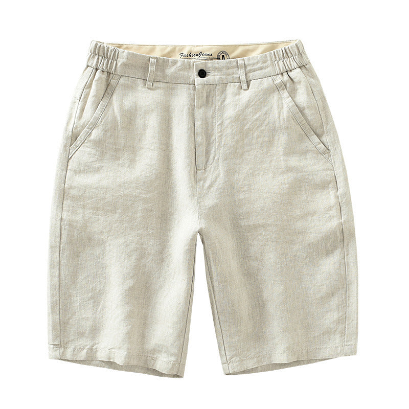 Shorts da uomo in lino disponibili in taglie forti. Perfetti per estate, spiaggia e tempo libero casual.