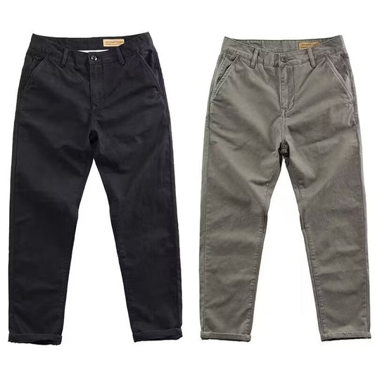 Pantaloni Uomo Slim Fit Elasticizzati Effetto Lavato – 4 Colori