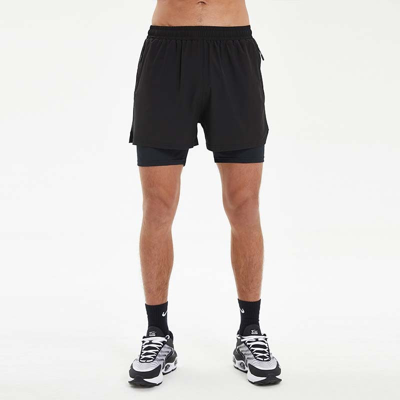 Pantaloncini Sportivi Uomo Estivi – Shorts Running a Doppio Strato, Elastici e Traspiranti