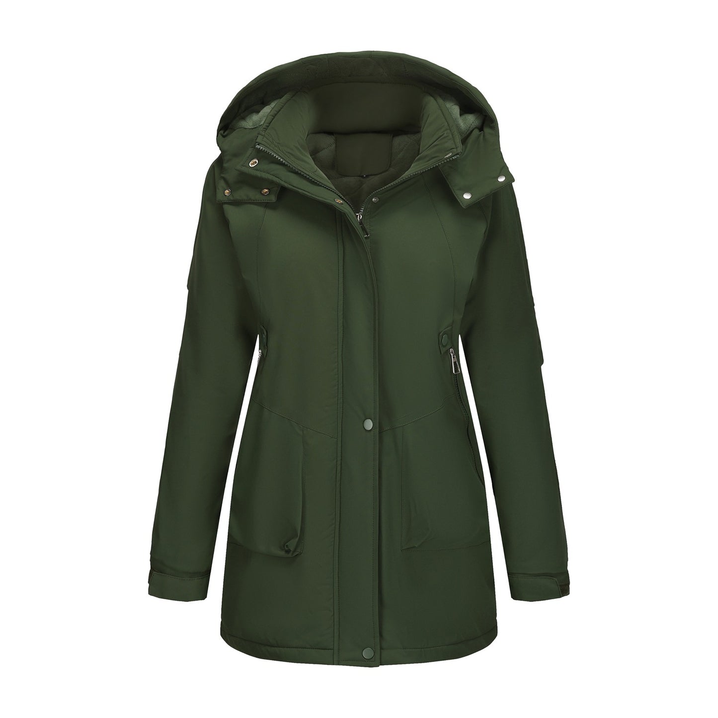 Autumn And Winter Mountaineering Women's Casual Shell Jacket Parka