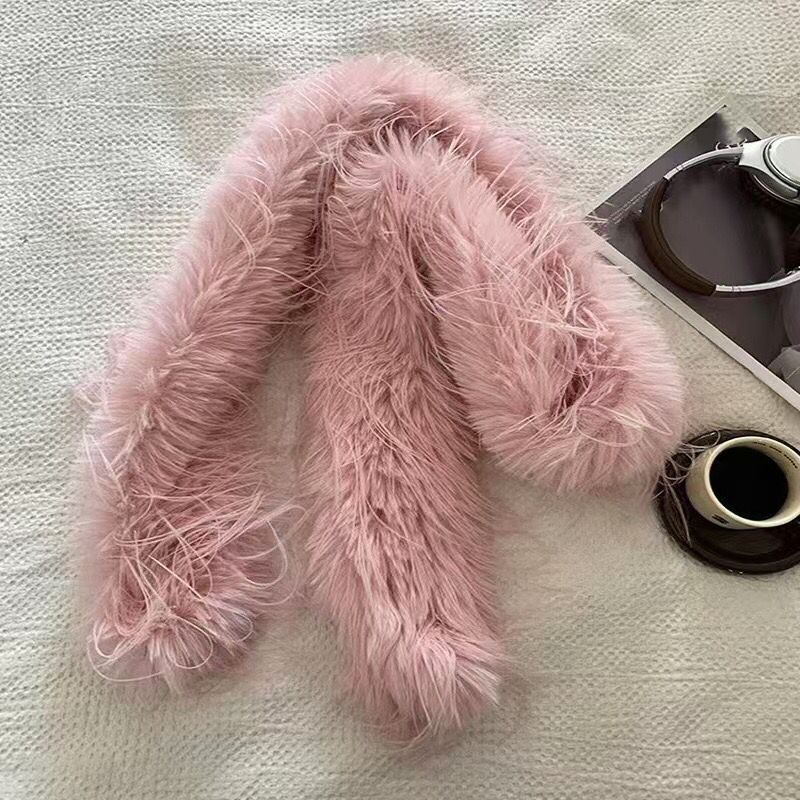 Personalized Hot Girl High-grade Plush Scarf For Women