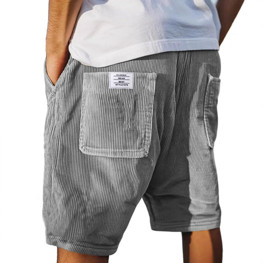 Pantaloncini Estivi con Ricami Multi-pocket