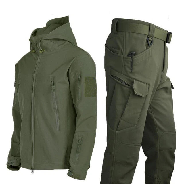 ❄️ Completo Tattico Uomo SoftShell Invernale Militare Antivento Impermeabile