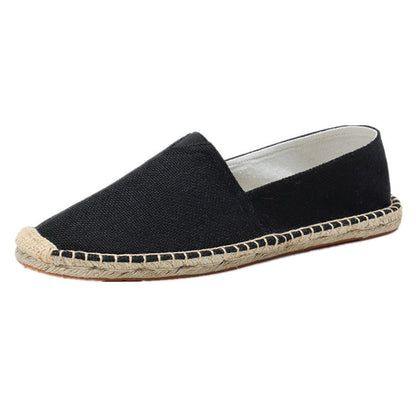🥿 Scarpe Estive Slip-on da Uomo – Stile Casual in Tela con Suola in Corda 🥿