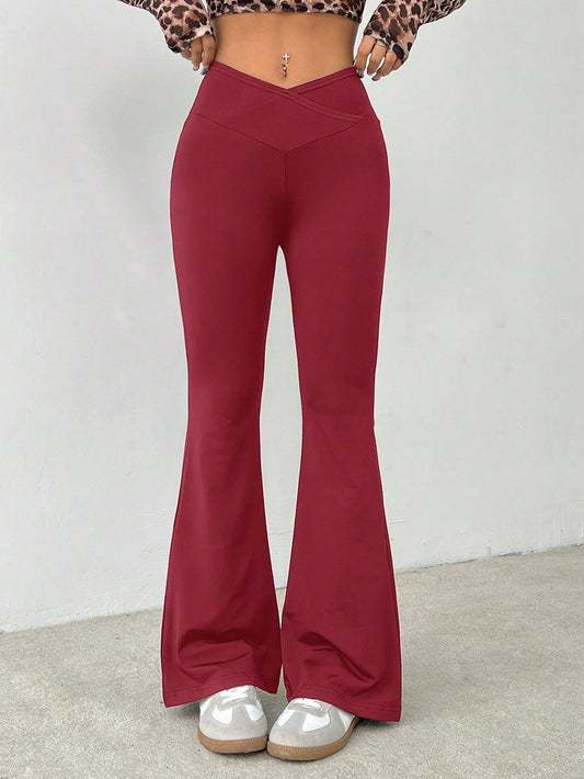 Pantaloni Donna Fashion Versatili in Poliestere Elasticizzato