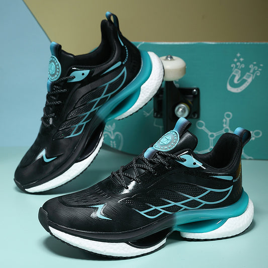 Sneaker Running casual suola composita in pelle PU