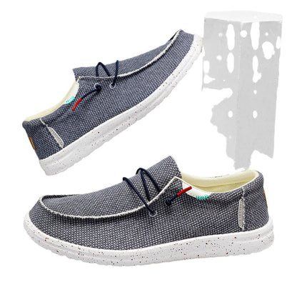 Scarpe Uomo Autunnali Senza Lacci – Canvas Traspiranti, Comfort Plus Size