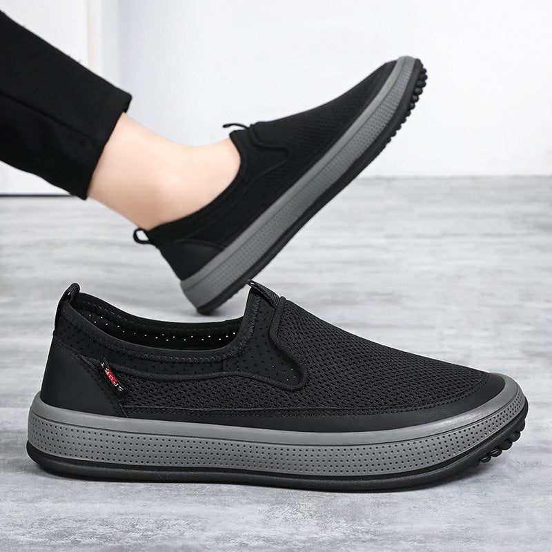 Sneakers casual leggere traspiranti con suola morbida