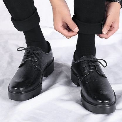 Scarpe casual Buisness Man con rialzo interno di 10 cm