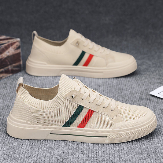Breathable Thin Knitted Mesh Men's Casual Sneakers