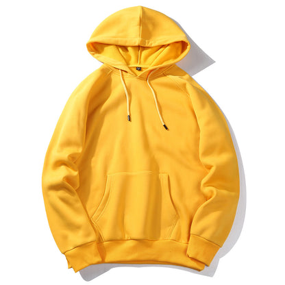 Loose Cool Blank Fleece Sweater Men's