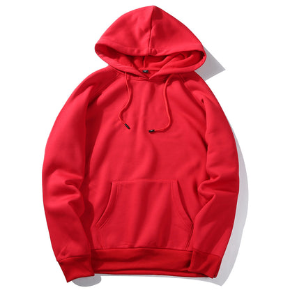 Loose Cool Blank Fleece Sweater Men's