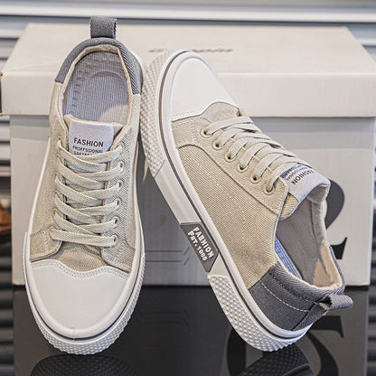 Breathable All-matching Skateboard Men's Soft Bottom Casual Sports Fashion Canvas Shoes