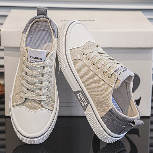 Breathable All-matching Skateboard Men's Soft Bottom Casual Sports Fashion Canvas Shoes