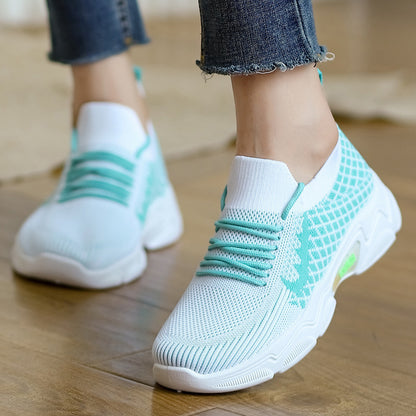 Casual Multicolor Breathable Sneaker Female Student