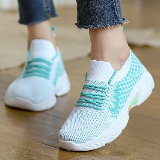 Casual Multicolor Breathable Sneaker Female Student
