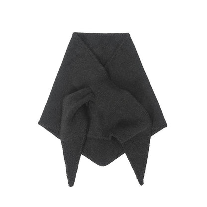 New Korean Style Wool Knitted Triangle Shawl Scarf