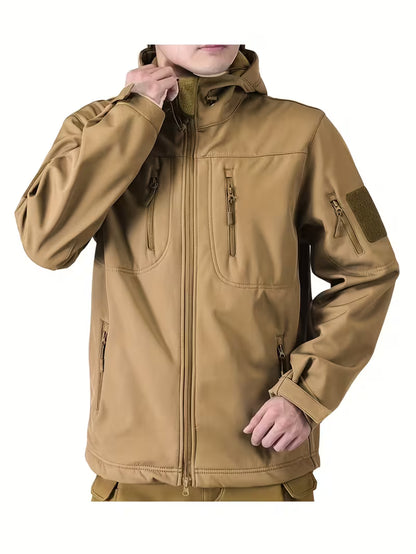 Giacca SoftShell Tattica Uomo Impermeabile Autunno Inverno Antivento Outdoor 💪