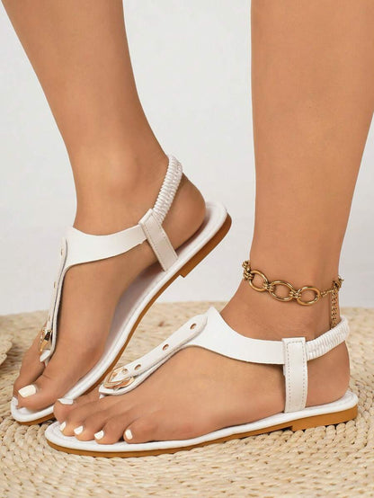 Sandali Donna Piatti Taglie Forti con Elastico – 3 Colori