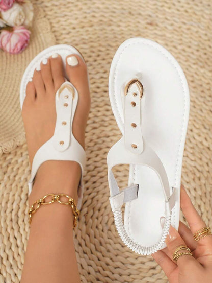 Sandali Donna Piatti Taglie Forti con Elastico – 3 Colori