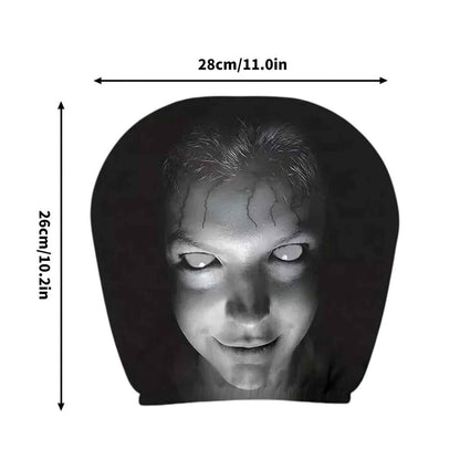 2/4/6 Pezzi Copri Poggiatesta AutoHorror Halloween, Universali, Traspiranti ed Elastici