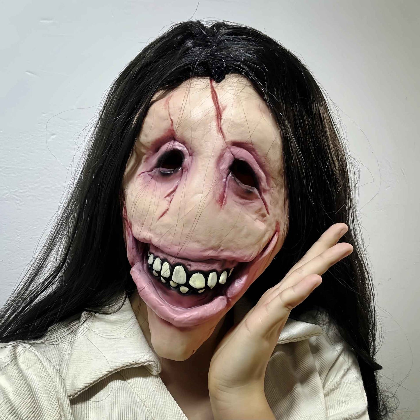 🔪 Maschera Kuchisake-onna (Donna dalla Bocca Tagliata) – Leggenda Urbana Giapponese