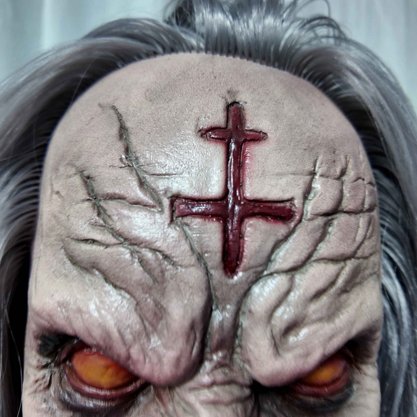 🎭 MASCHERA DEMONE GHOUL VAMPIRO HALLOWEEN LATTICE INTEGRALE HORROR