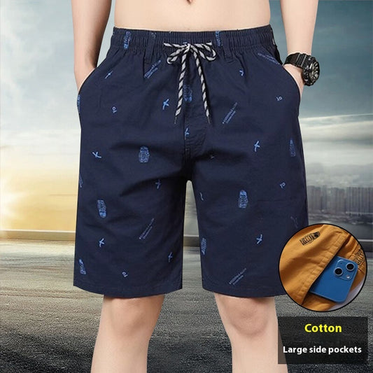 Pantaloni Uomo Estivi Larghi – Cropped Pants Casual da Spiaggia, Cotone Leggero ✅