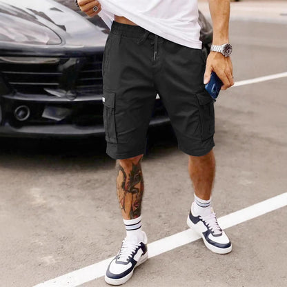 Shorts Uomo Workwear Estivi – Pantaloncini Dritti Casual Americani