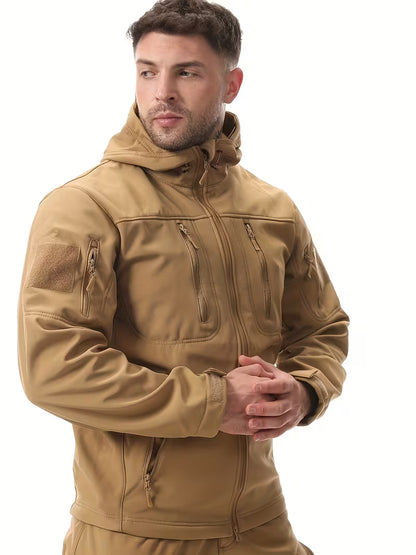 Giacca SoftShell Tattica Uomo Impermeabile Autunno Inverno Antivento Outdoor 💪