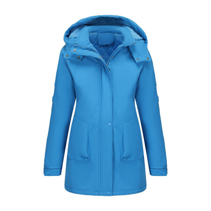 Autumn And Winter Mountaineering Women's Casual Shell Jacket Parka