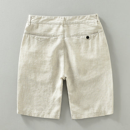 Shorts da uomo in lino disponibili in taglie forti. Perfetti per estate, spiaggia e tempo libero casual.
