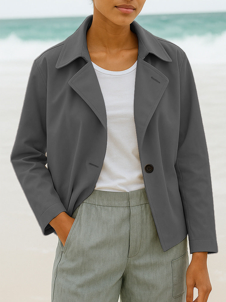 Jacket Coat Women's Solid Color Short Small Suit