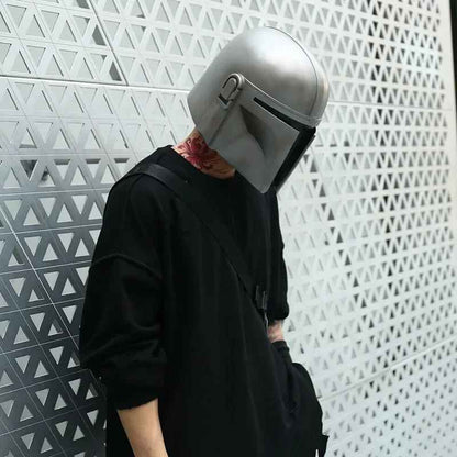 🛸 Maschera Casco Mandaloriano Boba Fett in PVC – Cosplay, Star Wars &amp; Halloween