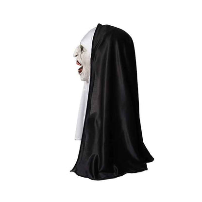 👻 MASCHERA SUORA VALAK HALLOWEEN THE CONJURING 2 CON COPRICAPO