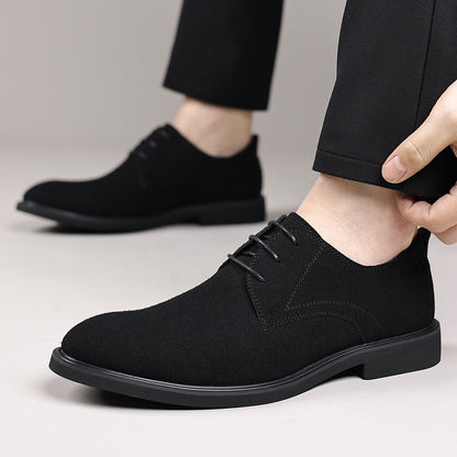 Scarpe Uomo Casual in Pelle Scamosciata Sintetica – Stile Britannico Elegante